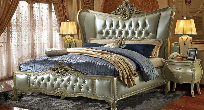 Faux Leather Bed Frame